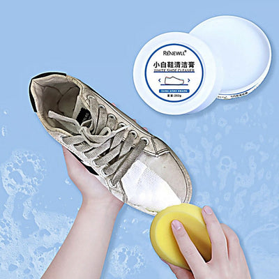 Shoes Cleaning Cream With Sponge