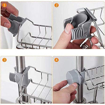 Stainless Steel Faucet Storage Rack