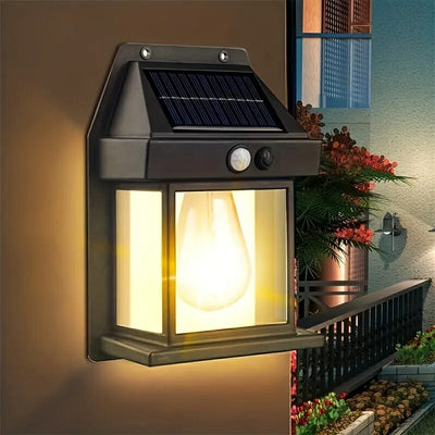 Solar Outdoor Wall Light with Motion Sensor