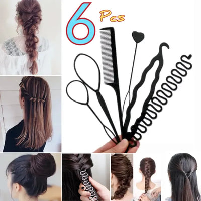 6PCS HAIRSTYLE BRAIDING TOOLS