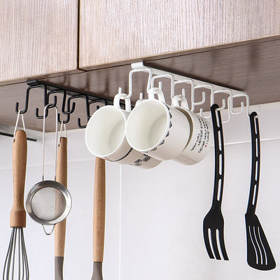 Cabinet Hooks Organizer Rack