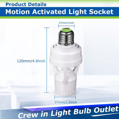 Motion Sensor Light Socket