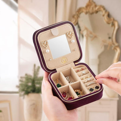 PORTABLE JEWELRY BOX ORGANIZER