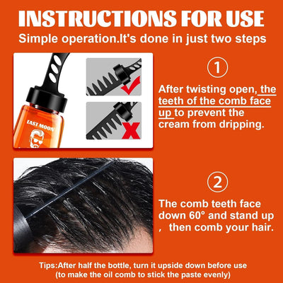 Hair Styling Gel with Comb