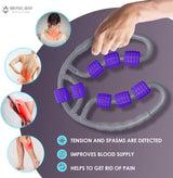 8 WHEEL MASSAGE ROLLER