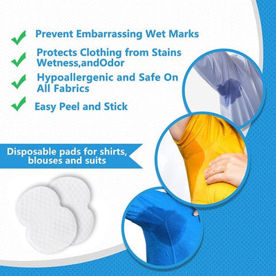 UNDERARM SWEAT PADS (PACK OF 10)