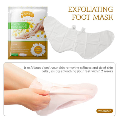 Aliver Natural Exfoliant Foot Peel Mask