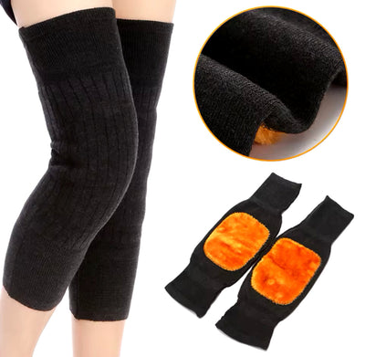 2pcs  Warm wool knee pads