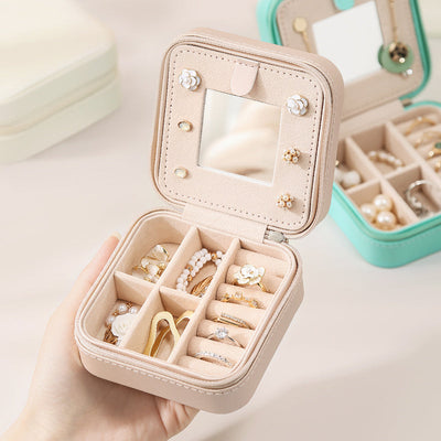 PORTABLE JEWELRY BOX ORGANIZER