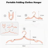 PORTABLE FOLDING CLOTHES HANGER