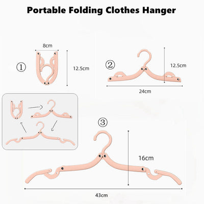 PORTABLE FOLDING CLOTHES HANGER