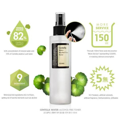 COSRX Centella Water Alcohol-Free Toner (150ml) Korea