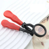 NAIL CUTTER WITH MAGNIFIER GLASS