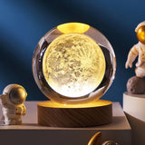 3D Crystal Ball Night Lamp