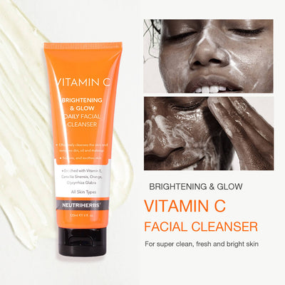 VITAMIN C FACE WASH SOOTHES AND PURIFIES FOR SUPER CLEAN