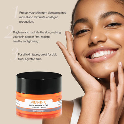 VITAMIN C BRIGHTENING AND GLOW CREAM FOR ANTIOXIDANT AND SKIN RADIANT