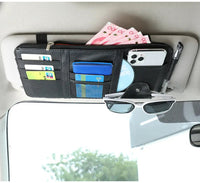 Multi-Pocket Car Sun Visor Organizer 🚙