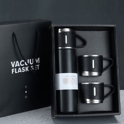 Stainless Steel Vacuum Flask Set