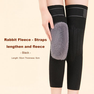 2pcs  Warm wool knee pads