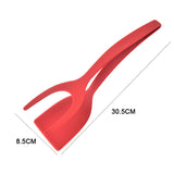 2 in 1 Grip and Flip Spatula Tongs