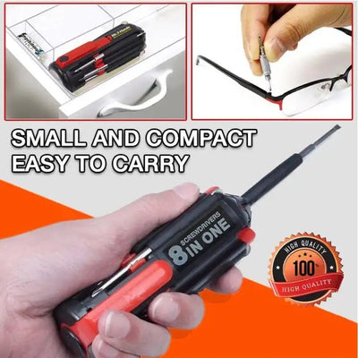 8 Screwdrivers In 1 Tool With Flashlight