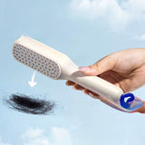 4 In 1 Self Cleaning Hair Brush Comb