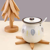 Tree-shaped Wooden Mug Holder