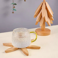 Tree-shaped Wooden Mug Holder