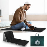 Premium Quality Foldable Musallah Prayer Rug with Back Rest